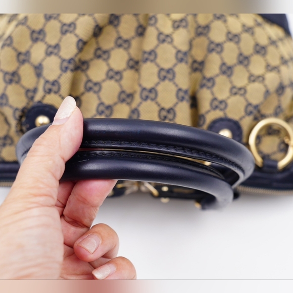 AR34❤️Gucci GG Canvas Sukey 2 way Handbag - Picture 7 of 16